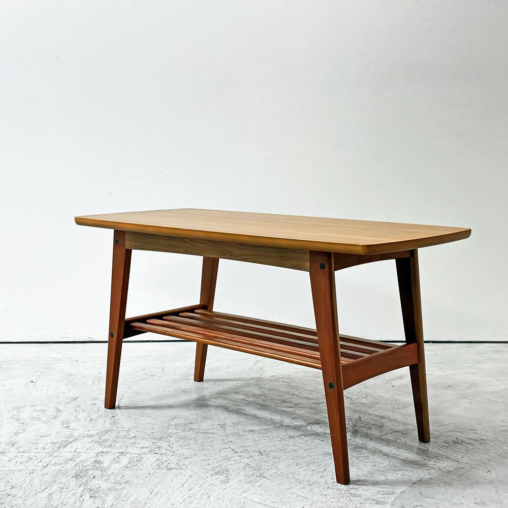 カリモク60 karimoku60 リビングテーブル S チェリー材 W90cm 限定展開品 ジャパニーズミッドセンチュリー ●