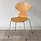 フリッツハンセン Fritz Hansen アントチェア 4本脚 ナチュラルビーチ ラッカー アルネ・ヤコブセン 北欧家具 E ◇
