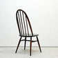 アーコール Ercol クエーカーチェア ダイニングチェア ハイバック オールドコロニアル ブラウン エルム材 × ビーチ材 UKビンテージ 英国家具 B ●