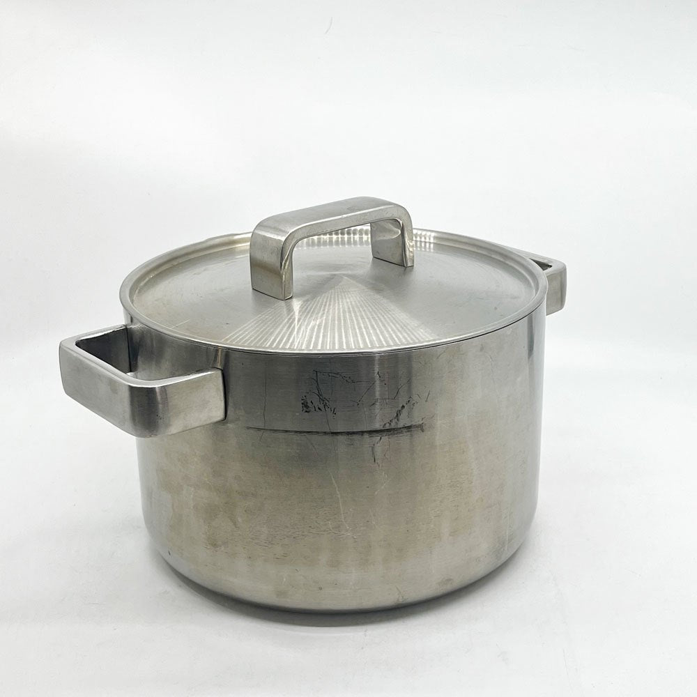 ハックマン Hackman ツールズ Tools キャセロール ステンレス 両手鍋 蓋付き 三層構造 BJORN DAHLSTROM フィンランド 22cm 5.0L ●