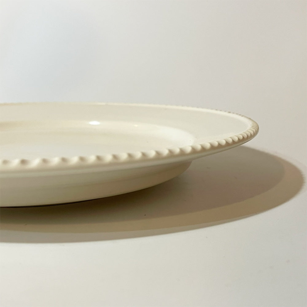 岡田直人 Naoto Okada ふちしのぎ プレート お皿 Mサイズ 22cm 器 陶芸家 現代作家 B ★