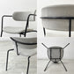 ワークプラス Work Plus ホアカチェア HOAKA CHAIR アームチェア スタッキング スチールフレーム ファブリック グレー アスプルンド取扱 C ●