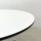 ハーマンミラー Herman Miller コントラクトテーブル ラウンドテーブル ホワイト Φ120cm ビンテージ C&R イームズ ミッドセンチュリー ●
