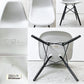 ハーマンミラー HermanMiller サイドシェルチェア ドゥエルレッグ DSW アルパイン × エボニー ポリプロピレン製 イームズ ミッドセンチュリー D ●