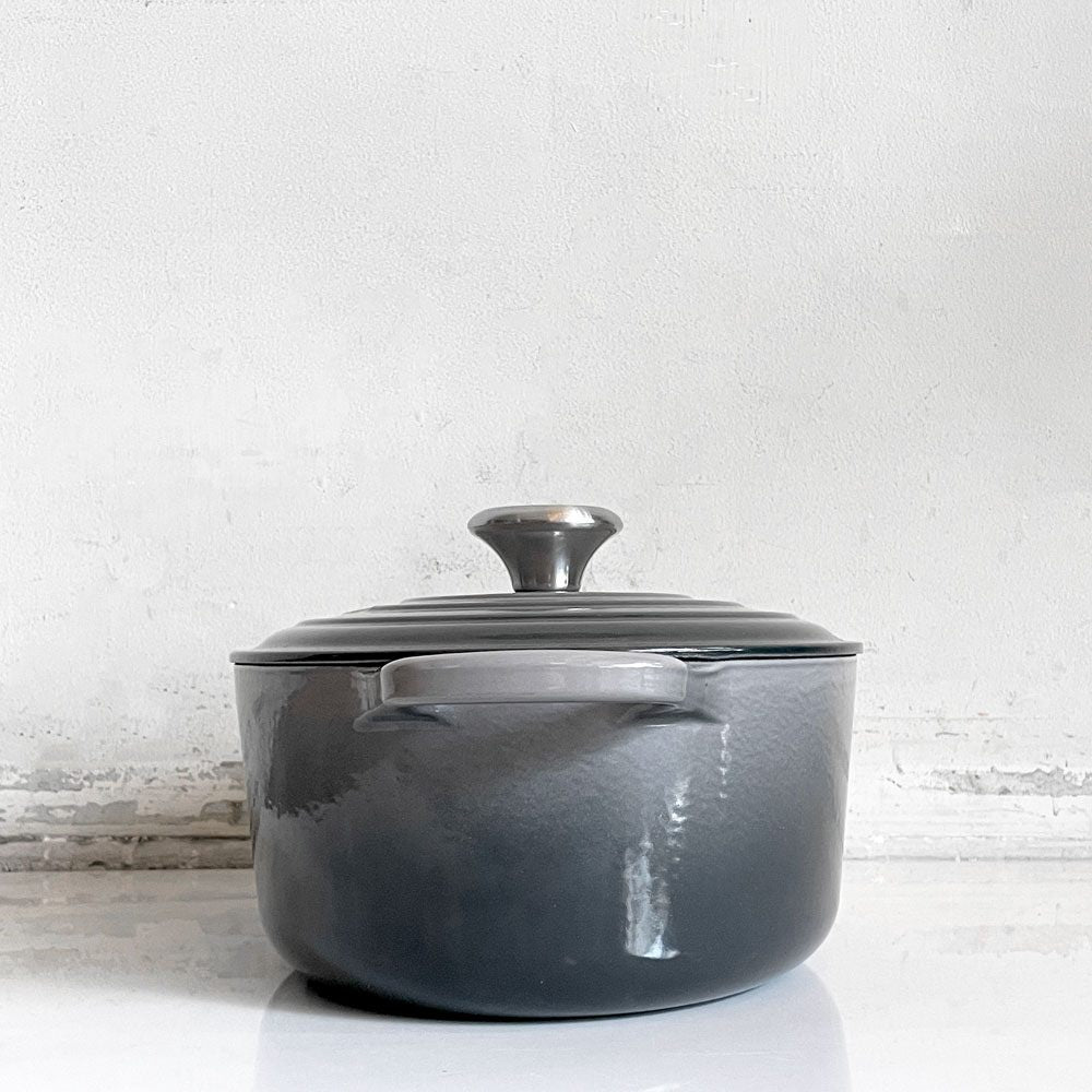 ルクルーゼ LE CREUSET ココットオーバル 両手鍋 33cm  オイスターグレー 鋳物 フランス ■