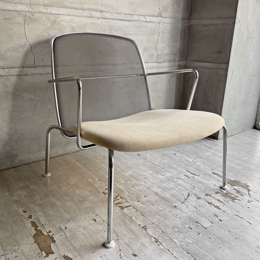 ビー・アンド・ビー イタリア B&B Italia ウェブ WEB アームチェア ラウンジチェア ワイヤーメッシュ アントニオ・チッテリオ antonio citterio 希少 ♪