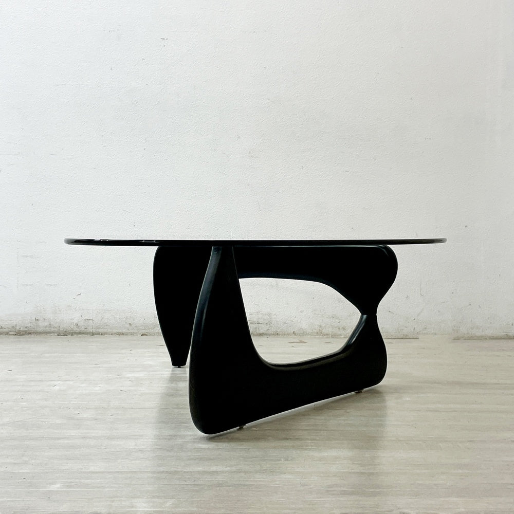 イサムノグチ Isamu Noguchi コーヒーテーブル Coffee Table ガラス天板厚13mm リプロダクト品 デザイナーズ家具 名作 ●