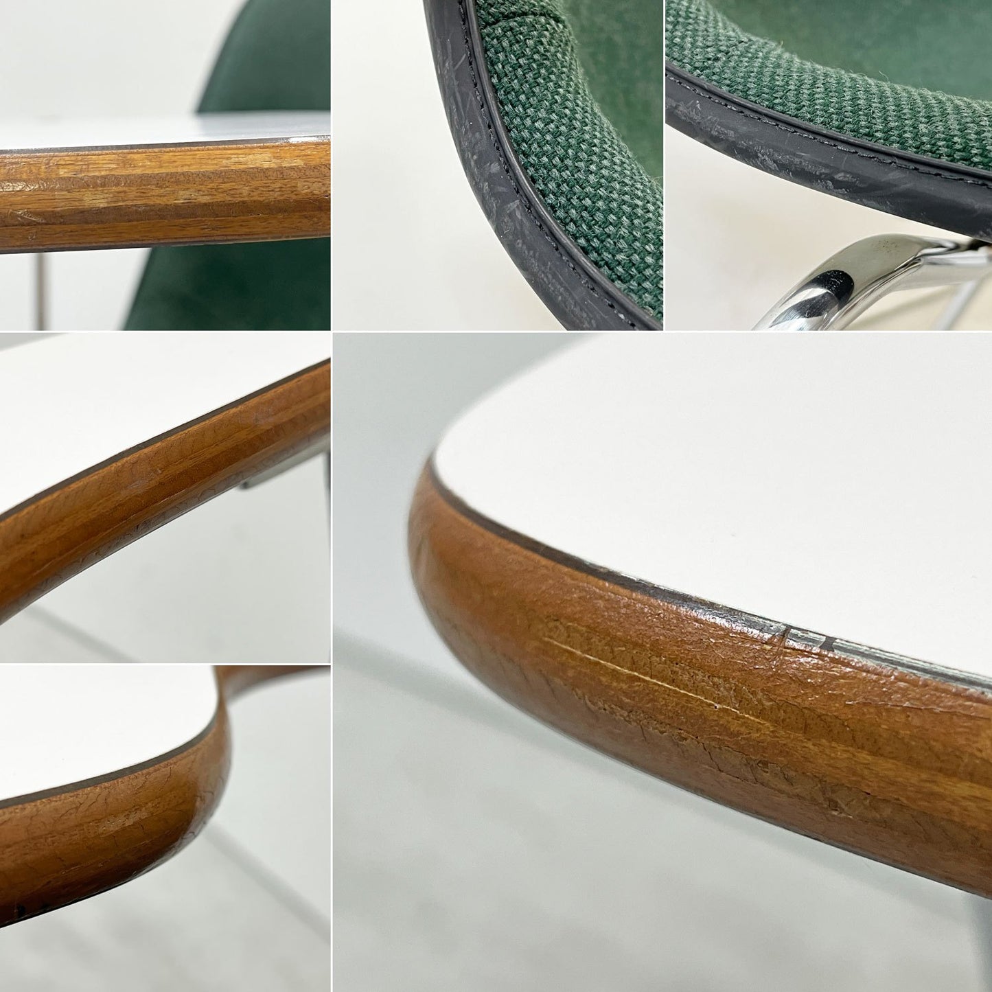 ハーマンミラー Herman Miller サイドシェルチェア セカンド 2nd ビンテージ アプホルスター スクールベース スタッキングベース 肘掛けテーブル付 イームズ ミッドセンチュリー B ●