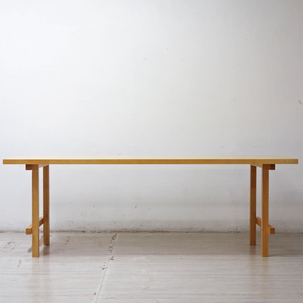 シボネ CIBONE フラットテーブル FLAT TABLE “raftered” ダイニングテーブル 長坂常 スキーマ建築計画 ●