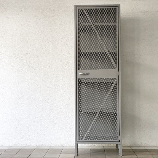 リオン LYON メッシュロッカー MESH LOCKER スチール グレー W61 パシフィックファニチャー P.F.S取扱 インダストリアル USA 米国 ◇