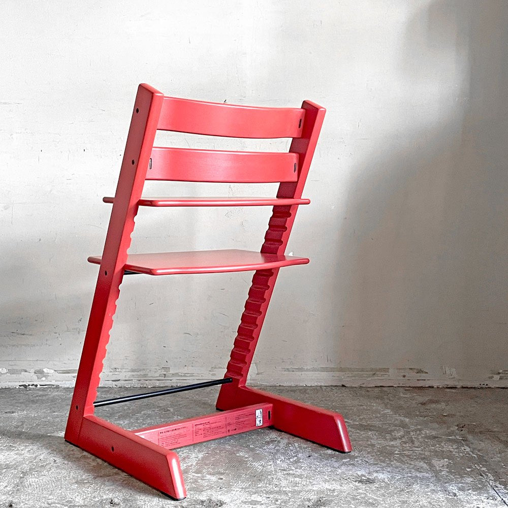 ストッケ STOKKE トリップトラップ TRIPP TRAPP ベビーチェア キッズチェア レッド S/N6～ ノルウェー 北欧家具 ■