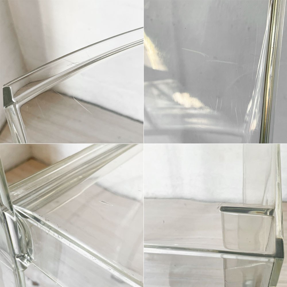 カルテル Kartell ラ マリー La Marie ダイニングチェア スタッキングチェア クリスタル ポリカーボネート フィリップ・スタルク Philippe Starck イタリア A ★