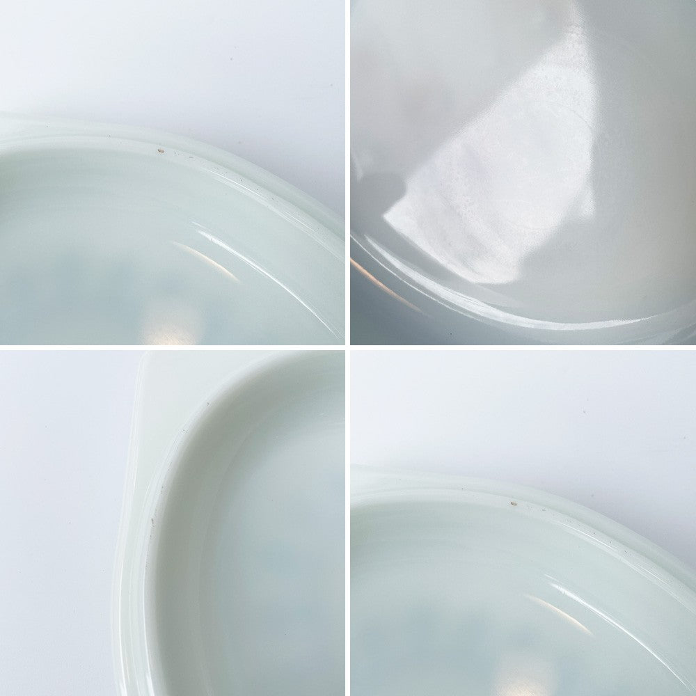 パイレックス Pyrex スノーフレーク ガーランド Snowflake キャセロール 蓋付 ブルー ミルクガラス ガラス オールドパイレックス USビンテージ ■