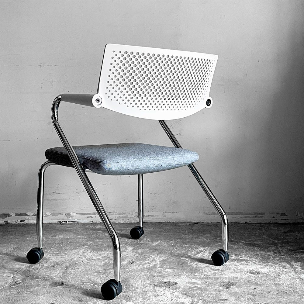 ヴィトラ vitra ビザロール Visaroll デスクチェア ミーティングチェア キャスターベース スタッキング アントニオ・チッテリオ B ■