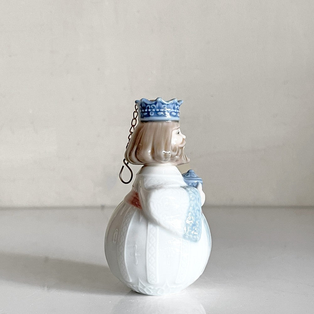 リヤドロ LLADRO ガスパール王 King Gaspar クリスマスオーナメント 箱付 陶器 ビンテージ スペイン ■