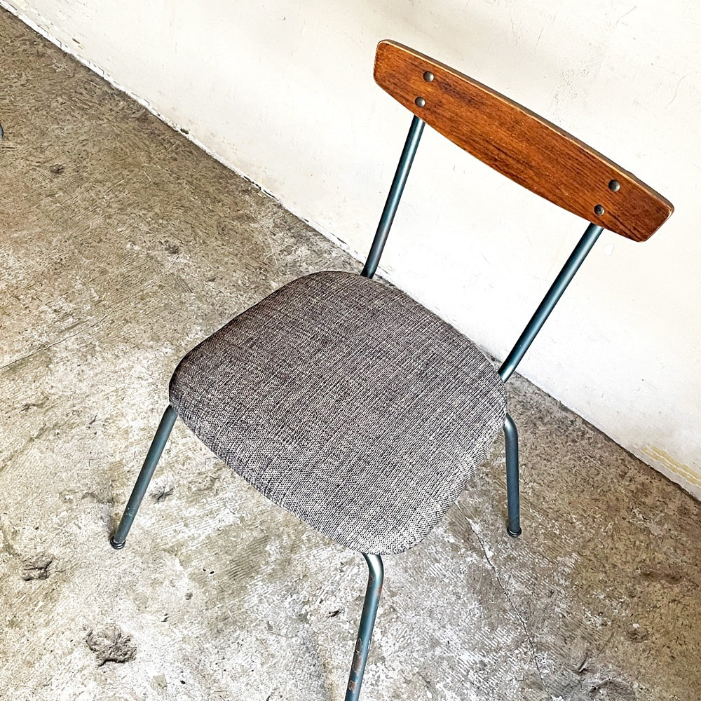 アクメファニチャー ACME Furniture グランドビュー チェア GRANDVIEW CHAIR ダイニングチェア ファブリック グレー系 アイアン脚 廃番ア ■