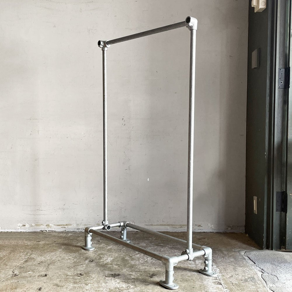 キークランプ KeeKlamp 単管パイプ ガス管 ハンガーラック パイプ H135.5cm インダストリアルデザイン 店舗什器 ■