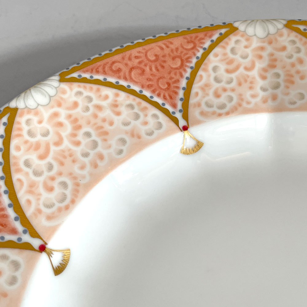 ロイヤルコペンハーゲン ROYAL COPENHAGEN フェアリーテイル Fairytale プレート 22.5cm 金彩 磁器 北欧 デンマーク 廃番 A ■