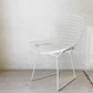 ノル Knoll 420 サイドチェア ワイヤーチェア ダイニングチェア ホワイト × レッド ファブリック フルカバー仕様 ハリー・ベルトイア ミッドセンチュリー ビンテージ ★