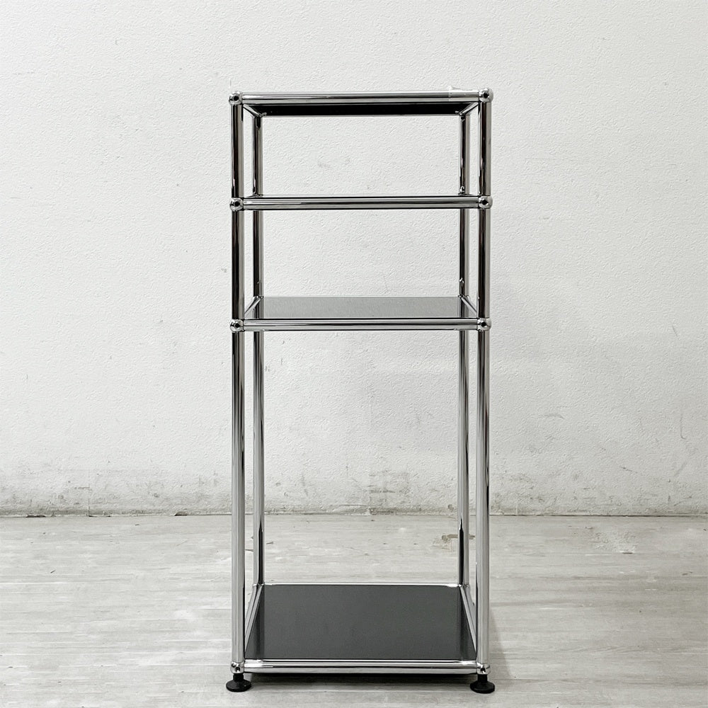 ユーエスエムハラー USMハラー USM Haller モジュラーファニチャー キャビネット テレフォンスタンド フラワースタンド グラファイトブラック スイス ●