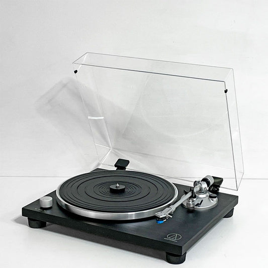 オーディオテクニカ audio-technica レコードプレーヤー AT-LPW30 ベルトドライブ ターンテーブル ブラック ウッド ●