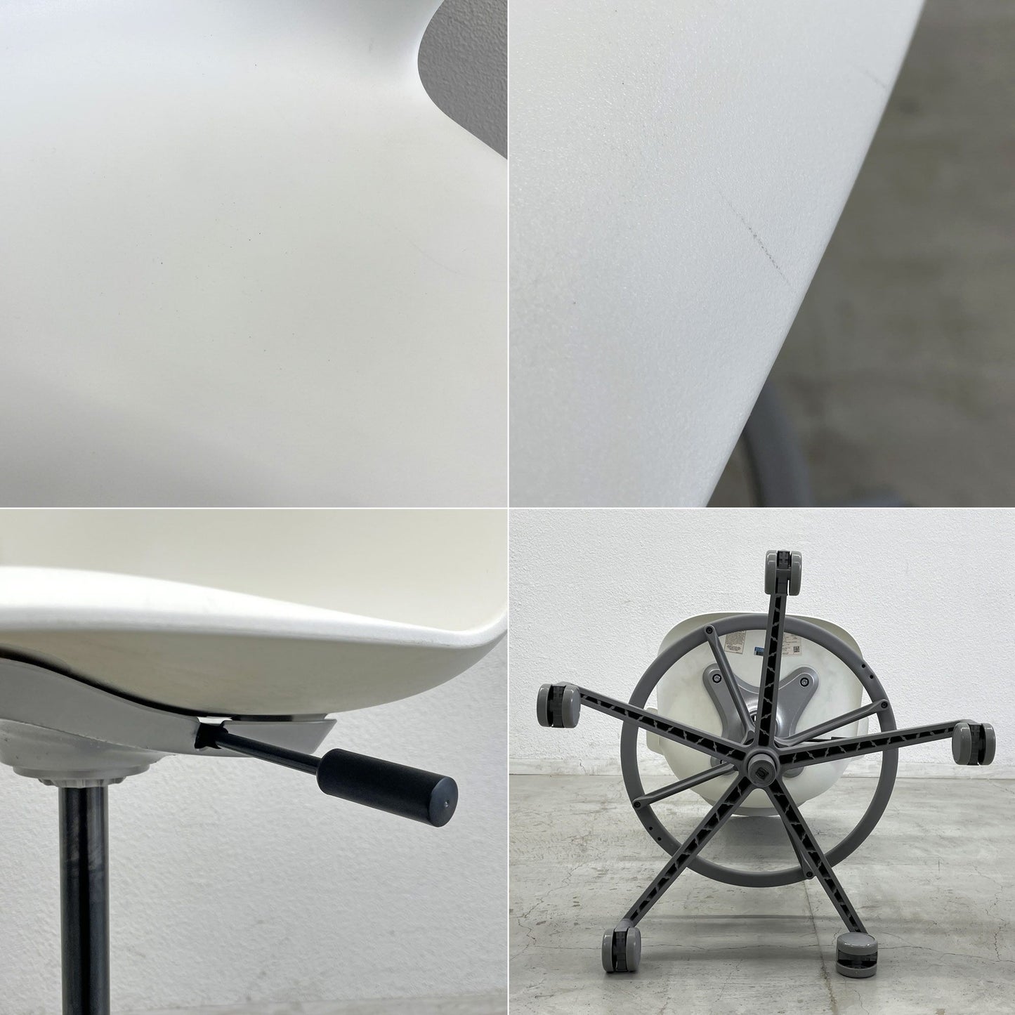 スチールケース Steelcase ノード ファイブスター スツール Node FIVE-STAR STOOL ハイスツール 製図チェア キャスター オフィス 定価約87,000円A 〓