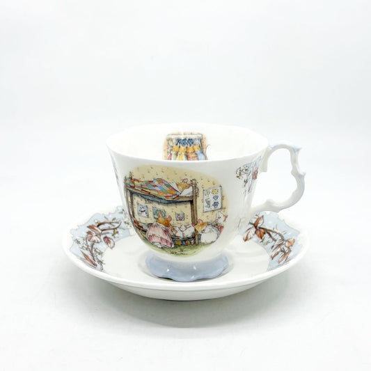 ロイヤルドルトン Royal Doulton ブランブリーヘッジ ティーカップ＆ソーサー 1999年限定品 イギリス ●