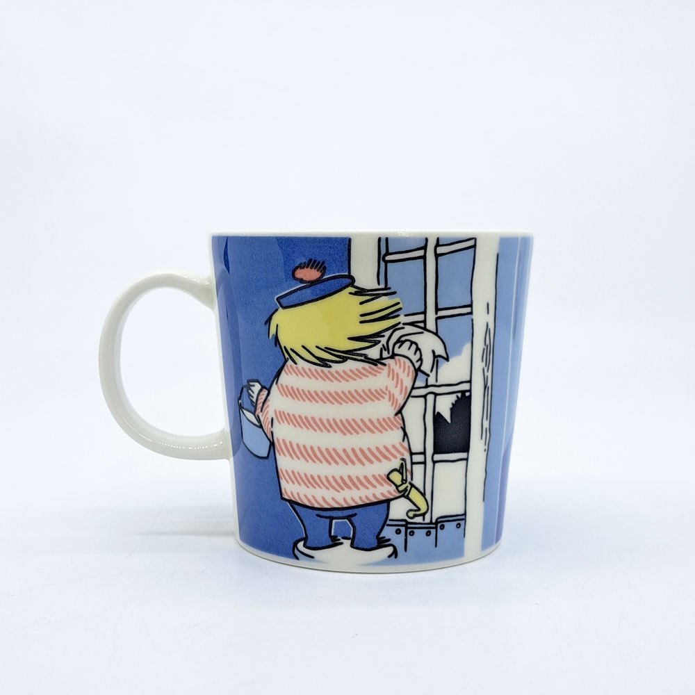 アラビア ARABIA ムーミン Moomin マグカップ トゥーティッキー Tuutikki ブルー 廃番 フィンランド 北欧食器 ●