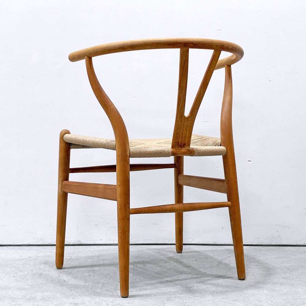 カールハンセン＆サン Carl Hansen & Son CH24 Yチェア オイルフィニッシュ ビーチ材 ハンス・J・ウェグナー デンマーク ペーパーコード張替済 日本仕様サイズ ビンテージ D ●