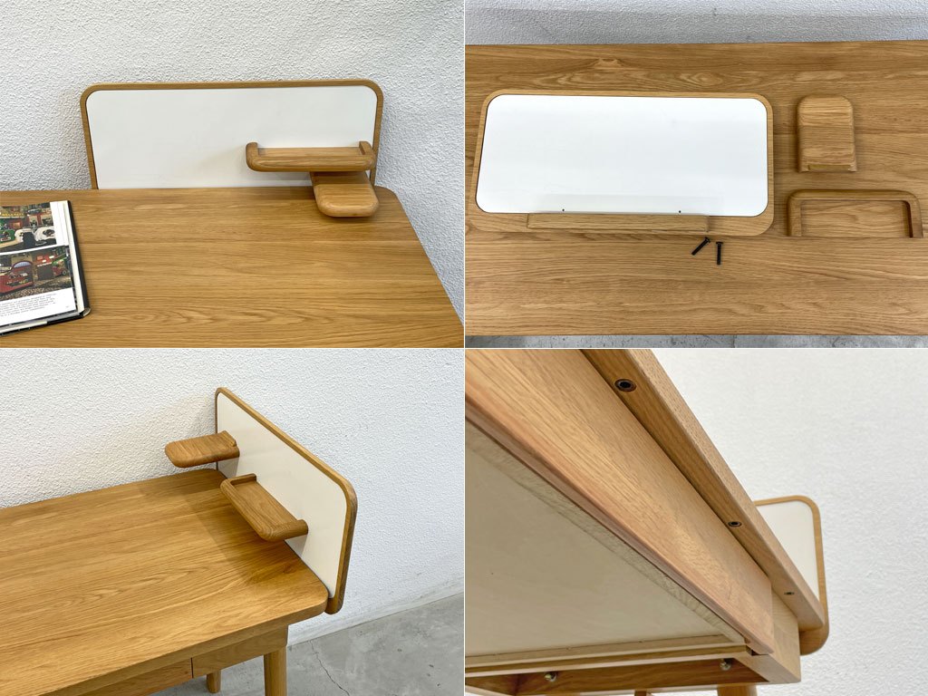 アクタス ACTUS サークル デスクセット sarcle desk set 1 チェスト付き オーク無垢材 定価163,900〓