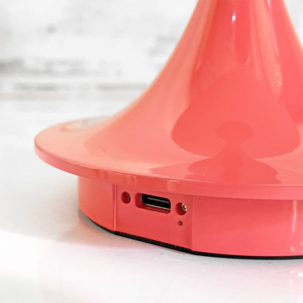 ルイスポールセン Louis Poulsen パンテラ Panthella 160 ポータブル Portable テーブルライト V2 コーラル USB充電式 箱付 ヴェルナー・パントン 未使用品 ■