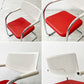 ヴィトラ vitra ビザビ2 Visavis2 アームチェア デスクチェア スタッキングチェア カンティレバー ホワイト×レッド アントニオ・チッテリオ ●
