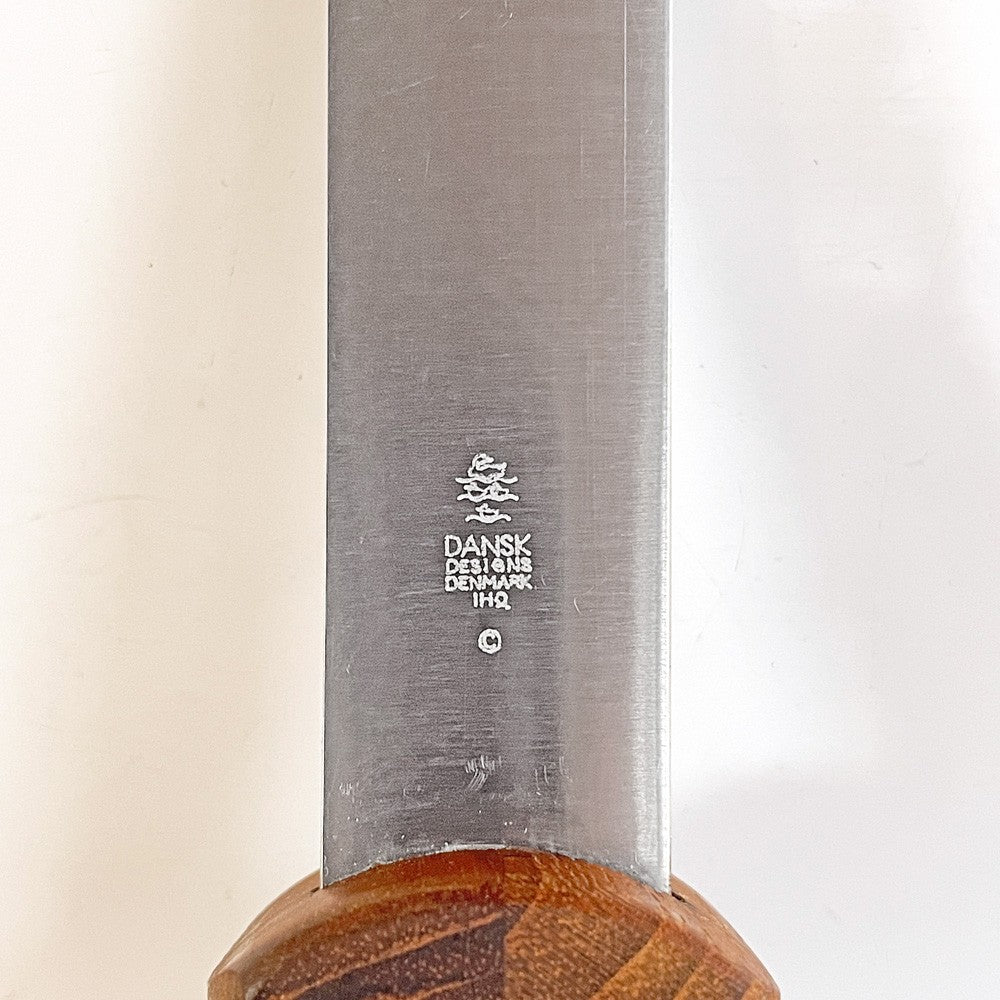 ダンスク DANSK カッティングボード＆ナイフ Sサイズ チーク材 無垢集成材 イェンス・クイストゴー Jens.H.Quistgaard JHQ 北欧デザイン ビンテージ ■