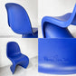 ヴィトラ vitra パントンチェア ダイニングチェア スタッキング ブルー ヴェルナー・パントン ミッドセンチュリー 定価58,300円 A ★