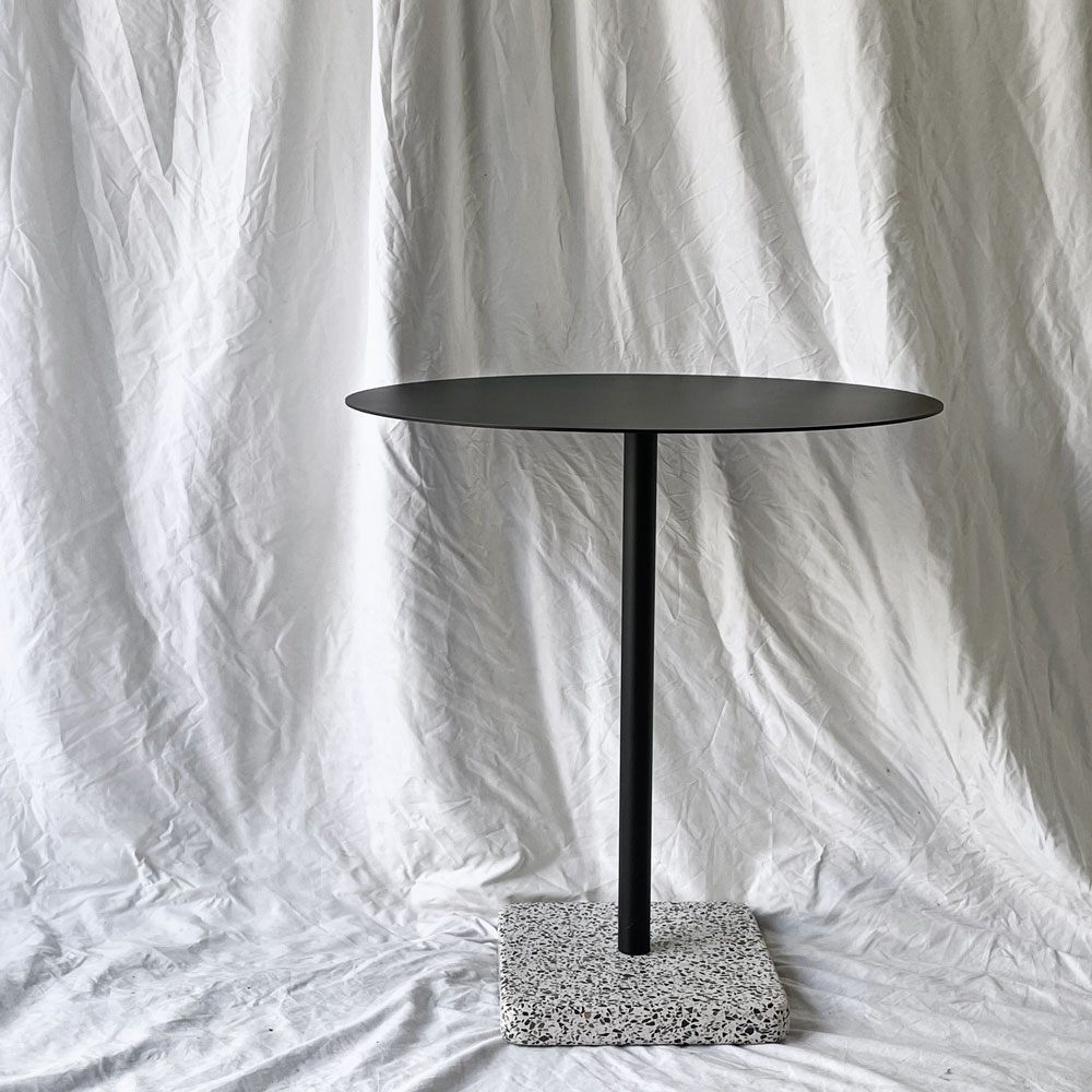 ヘイ HAY テラゾー TERRAZZO TABLE ラウンドテーブル カフェテーブル アンスラサイト 人工大理石 デンマーク 北欧家具 ◇