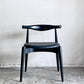 カールハンセン＆サン Carl Hansen & Son CH20 エルボーチェア オールブラック ハーフアーム ビーチ材 レザー ハンス・J・ウェグナー 北欧 ■