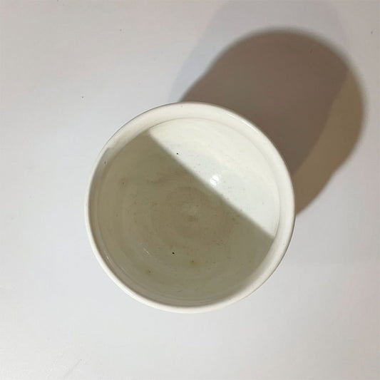 鈴木環 ピジョンカップ S 現代作家 陶芸家 ホワイト 小鉢 器 ★