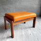 ナガノインテリア NAGANO INTERIOR リアル REAL ツムギ スツール tsumugi stool オットマン ウォールナット無垢材 本革 レザー ♪