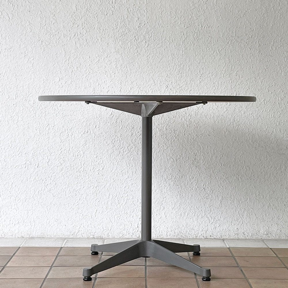 ハーマンミラー Herman Miller コントラクトテーブル ラウンド φ90cm ビンテージ チャールズ&レイ イームズ ミッドセンチュリー ◇