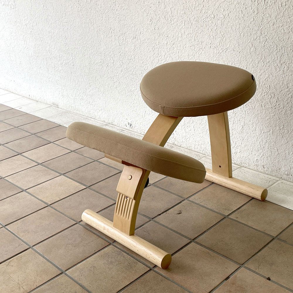 サカモトハウス SAKAMOTO HOUSE バランスイージー balans Easy バランスチェア ベージュ 学習椅子 姿勢矯正 ◇