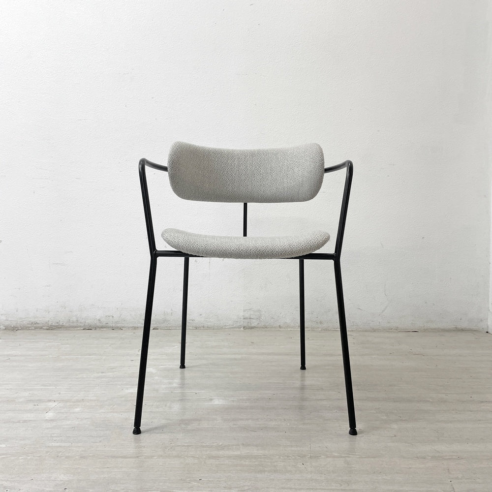 ワークプラス Work Plus ホアカチェア HOAKA CHAIR アームチェア スタッキング スチールフレーム ファブリック グレー アスプルンド取扱 A ●
