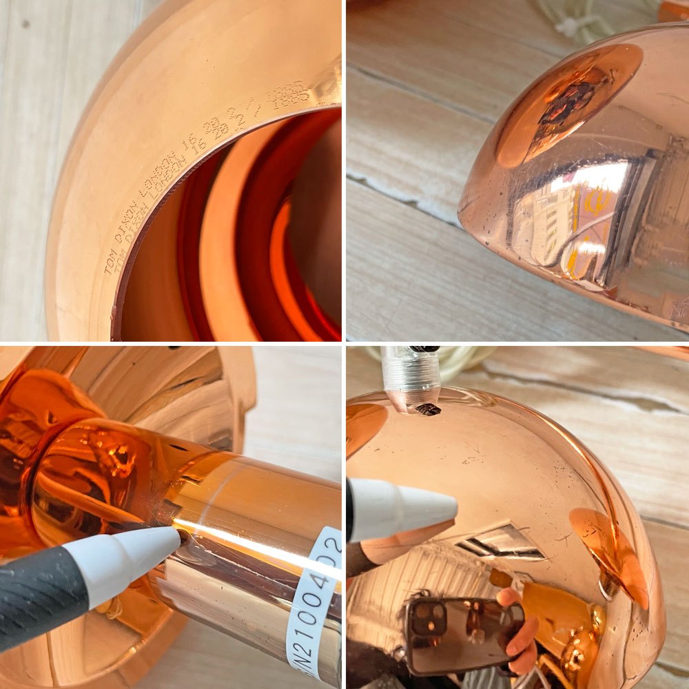 トムディクソン Tom Dixon コッパー ラウンドペンダントライト 25 Copper Round Pendant 25 コッパー 定価￥70,180- 廃番 ★