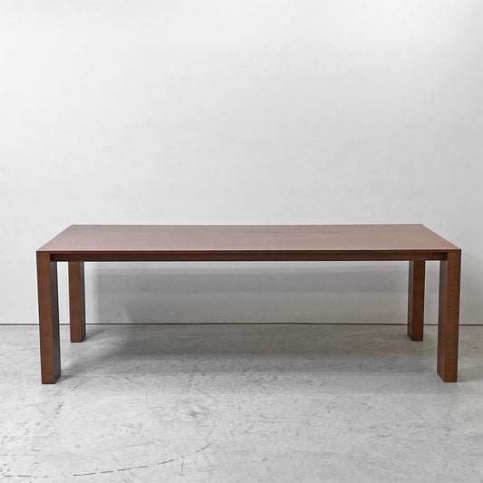 アルフレックス arflex レクタ REKTA ダイニングテーブル ウォールナット材 W220 カルロ・コロンボ Carlo Colombo シンプル モダンデザイン 廃番 ●