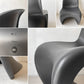 ヴィトラ vitra パントンチェア ダイニングチェア スタッキングチェア ヴェルナー・パントン Panton ミッドセンチュリー スペースエイジ ブラック ★