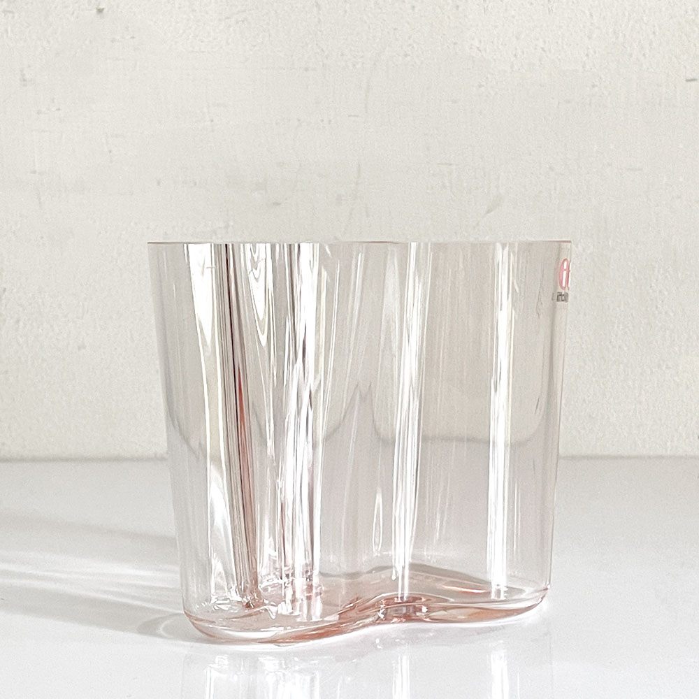 イッタラ iittala アルヴァ・アアルトコレクション Alvar Aalto Collection ベース H95mm サーモンピンク 日本限定 アルヴァ・アアルト生誕120周年記念 北欧雑貨 ■