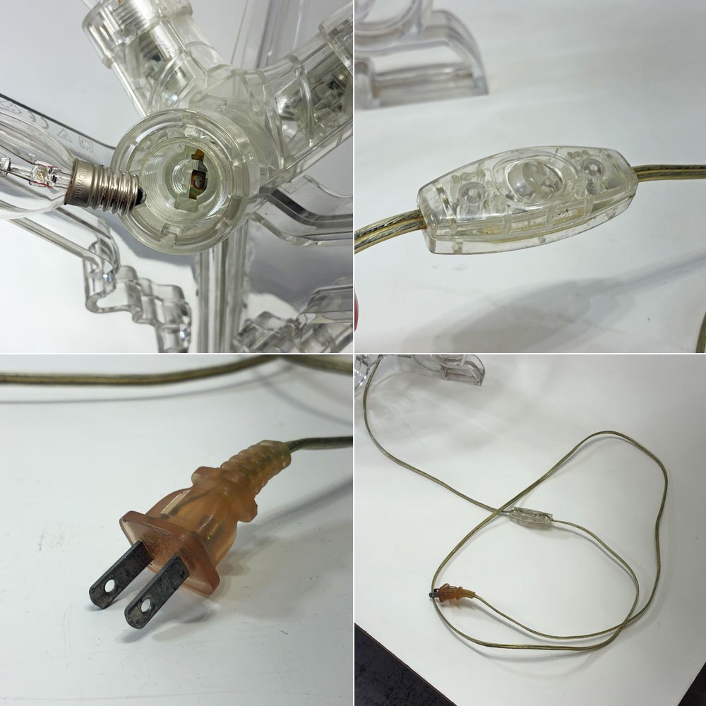 カルテル Kartell ブルジー BOURGIE テーブルランプ フロアライト クリスタル フェルーチョ・ラヴィアーニ Ferruccio Laviani イタリア 定価￥81.800- ●