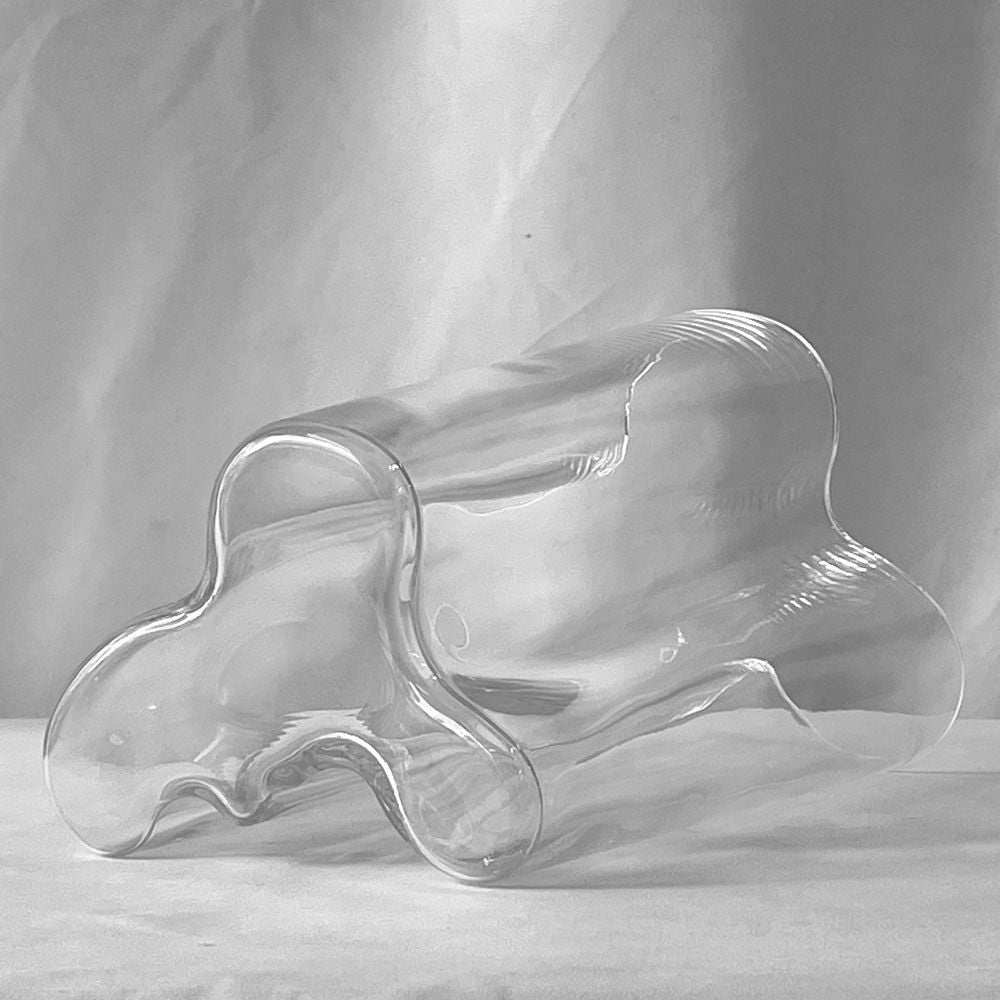 イッタラ iittala アルヴァ アアルト コレクション Alvar Aalto Collection ベース 250mm クリア フラワーベース 花瓶 H16cm フィンランド 北欧 ◇