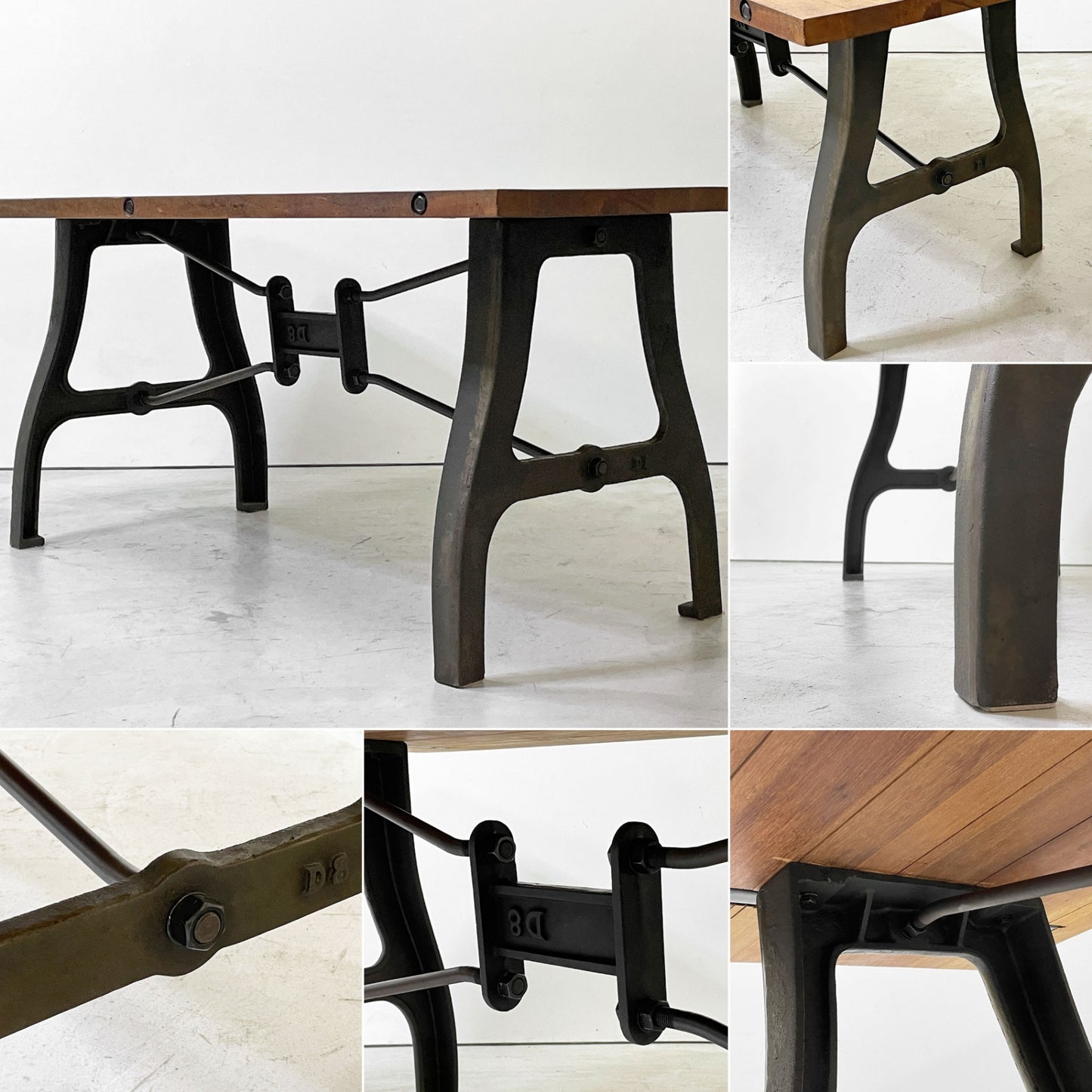 クラッシュゲート CRASH GATE クランキー2 CRANKY II ダイニングテーブル W180cm 古材x鉄脚 D8/DISTRICT EIGHT インダストリアル ●