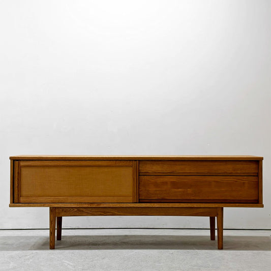 モモナチュラル MOMO Natural ベント VENT SIDE BOARD W150cm サイドボード AVボード オーク材 ハイレッグ仕様 ナチュラルスタイル 定価￥89,500- ●