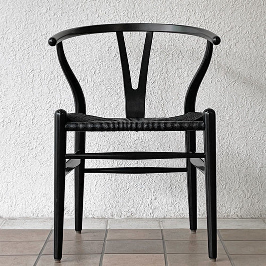 カールハンセン＆サン Carl Hansen & Son CH24 Yチェア ブラックラッカー×ブラックペーパーコード ビーチ材 ハンス・J・ウェグナー デンマーク 北欧家具 ◇